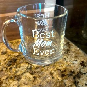 Best Mom Ever Glass Coffee Mug
